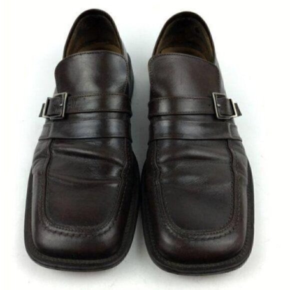 Kenneth Cole New York Loafers 14 Italian Leather - Picture 4 of 10